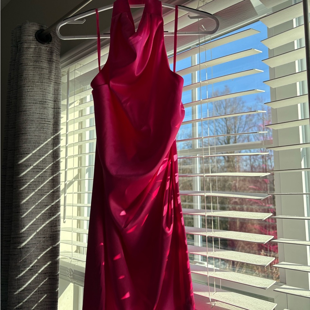 GB Girls Vibrant Pink Backless Dress